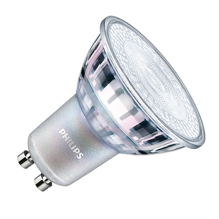 GU10 LED Leuchtmittel 4,9 W = 50 W, 355 lm, 2700 K, warm, 36° CRI90, PHILIPS Master dimmbar