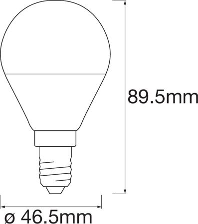 E14 P45 LED Lampen 5W 470lm CCT LEDVANCE SMART+ WiFi Dimmbar