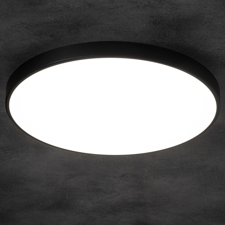 Plafond LED-Deckenpaneel-Anbauleuchte 20W 2060lm CCT RGB Rund Schwarz Dimmbar S Kanlux