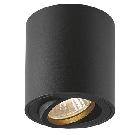 Leuchte Aufbauleuchte HALOGEN SPOT 1x GU10 Moving Black Videx