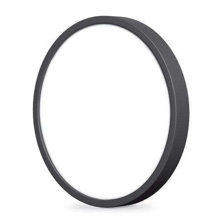 Plafond LED-Deckenleuchte Aufbauleuchte 20W 2500lm 4000K Neutral Schwarz Videx