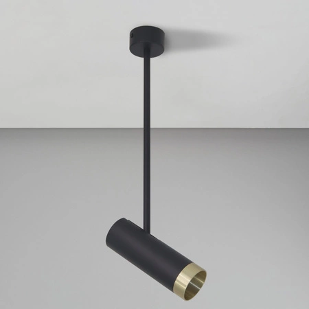 Spotlight Deckenleuchte GU10 Schwarz Gold PORTO Sanico Goldlux