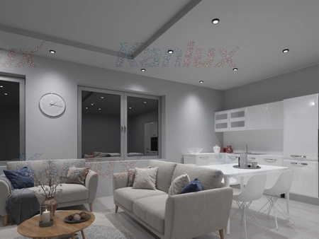 Halogen-Glasdeckenleuchte MORTA MR16 GU10 schwarz Kanlux