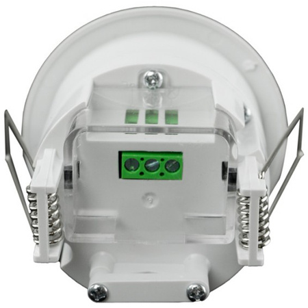 PIR-Bewegungs- und Dämmerungssensor Einbau 360° 6 m Innenweiß