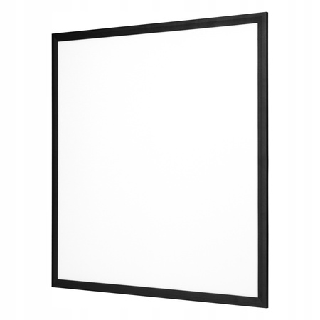 LED-Panel-Deckenleuchte 40W 3200lm 4000K Neutral abgependelt Quadrat Schwarz Lumio Masterled
