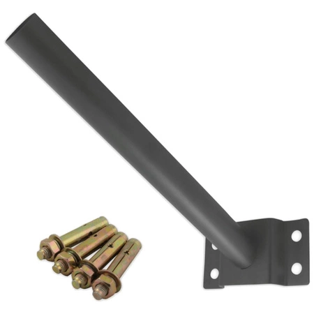 HALTER für SOLAR-Straßenlaterne 41CM ROHR ?37mm Grau Masterled