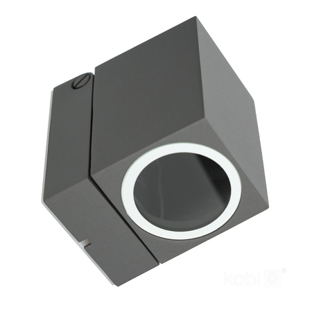 LED-Gartenleuchte QUAZAR 15 GU10 IP44 KOBI ALUMINIUM GRAU