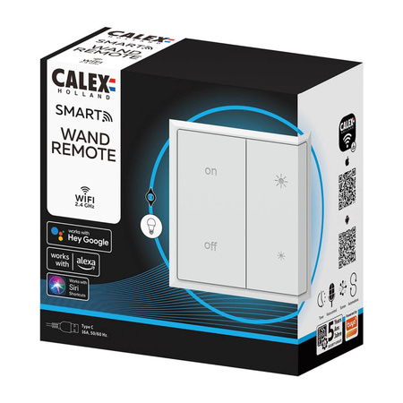 Dimmer-Fernbedienung ein-/ausschalten wiederaufladbar SMART WiFi TUYA CALEX