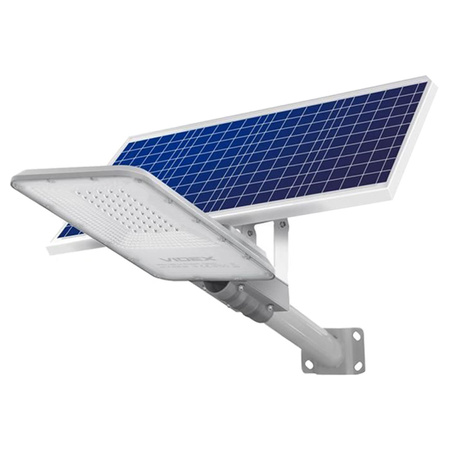 LED Solarstrahler 50x LED 100W 2500lm 5000K IP65 VIDEX Dämmerungssensor mit Fernbedienung