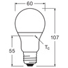 3x LED Lampe E27 A60 4,9W = 40W 470lm 6500K Kalt 180° OSRAM Value