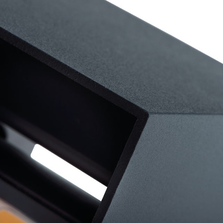 LED-Steigungsleuchte REKA Graphit UP AND DOWN 7W 360lm 840 Neutral IP54 Kanlux