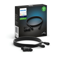 Outdoor-Verlängerungskabel Verbindungskabel 2,5m + T-Stecker IP67 Schwarz PHILIPS HUE