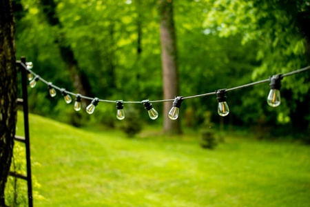 Garten Girlande Outdoor-Lichterkette 10m 10x E27 Glühbirnen 1W 2700K NARCI Lumiled