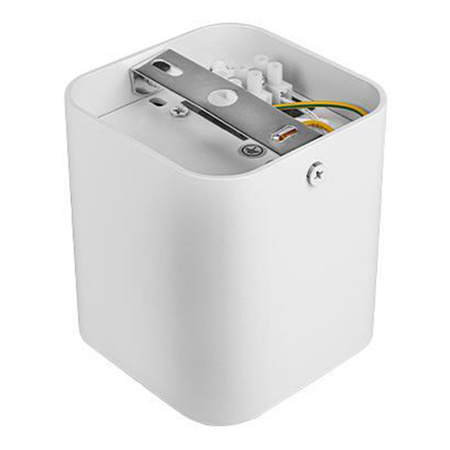 Aufputz-Halogen-Tubareflektor-Spot GU10 Quadratisch Beweglich Weiß Geführt