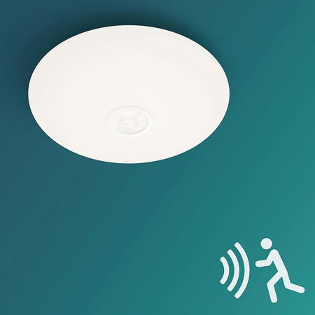 Aufbau LED Deckenleuchten MAUVE 16W 4000K 32cm rund mit PHILIPS Bewegungssensor