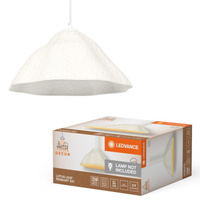 Dekorative Decke Pendelleuchte E27 Überhang Weiß Dekor Ledvance