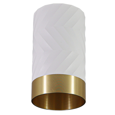 ARRAS GU10 Tuba Spot Round White GOLDLUX Deckenanbauleuchte