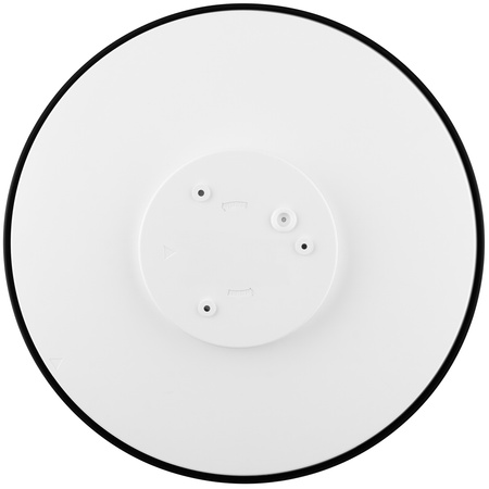 LED Decke Plafond Aufputz 24W 4000K CELIS Rund IP44 Schwarz Ring ALS LUMILED