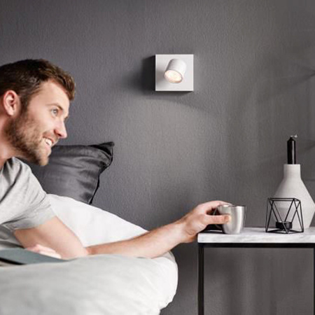 LED STAR Deckenleuchte 4.5W 2700K Dimmbarer Reflektor Leuchte Beweglich Weiß PHILIPS