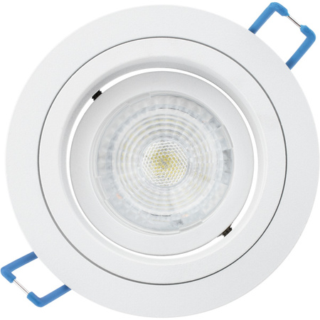 Einbaustrahler GU10, MR16 Einbauspot HALOGEN Runde beweglich Weiß CASSIO LUMILED