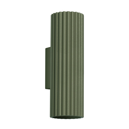 Wandleuchte Wandleuchte Reflektor Tuba Spot 2x GU10 Olive Carbon Deep Space SL.1657 Sollux