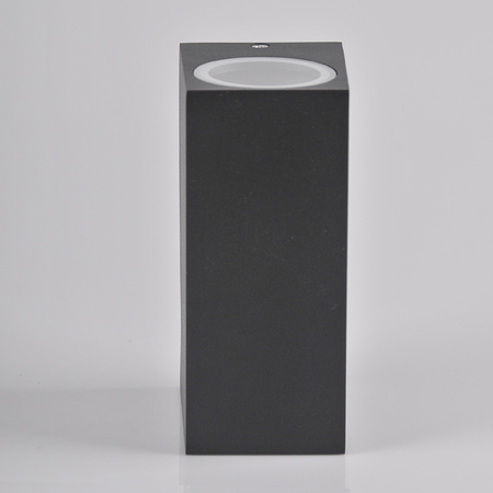 Außenwandleuchte oben unten mit LED 2x GU10 BOSTON GOLDLUX (Polux) ALUMINIUM GRAY