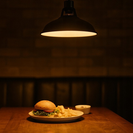 Masterled E27 Schwarz Weiß Felia Hängeleuchte