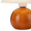 Desk Night Lampe BALL E27 Braun Creme Lampenschirm LN-1.D.2 Lamkur