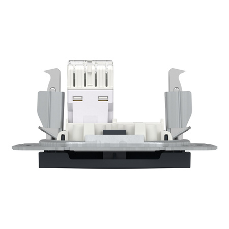 RJ45 Cat. 5e UTP Computerbuchse ohne Rahmen Anthrazit SCHNEIDER ASFORA