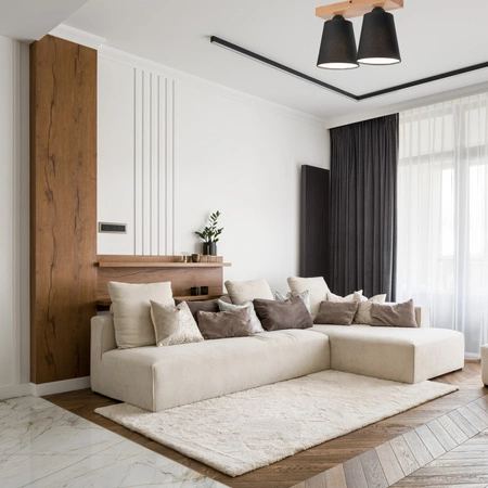 LULA Deckenleuchte 2xE27 Eiche Schwarz LM-2.200 Lamkur