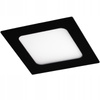 LED Panel Decke 6W 4000K 360lm 11cm Quadratisch Aufbaumontage Schwarz