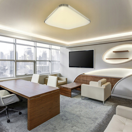 PLAFON LED Deckenleuchte Square PARYS 36W 3000K-6500K 53cm + Fernbedienung