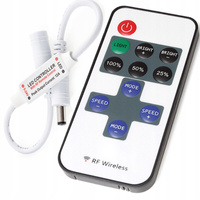 LED-Streifendimmer Funksteuerung mit MINI RF DC 6A Fernbedienung