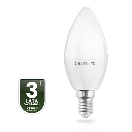 LED E14 CANDLE 8W = 60W 6500K Kaltweiß CCD LUMILED Glühbirne