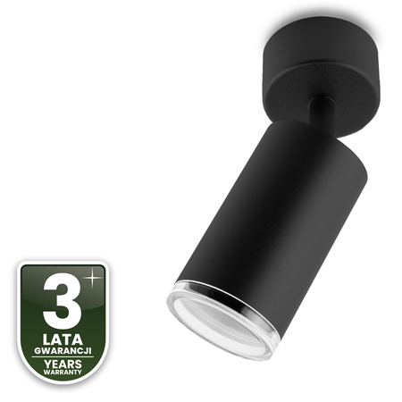 Wandleuchte LED Spot GU10 IP44 ADERO Schwarz Lumiled Wandleuchte