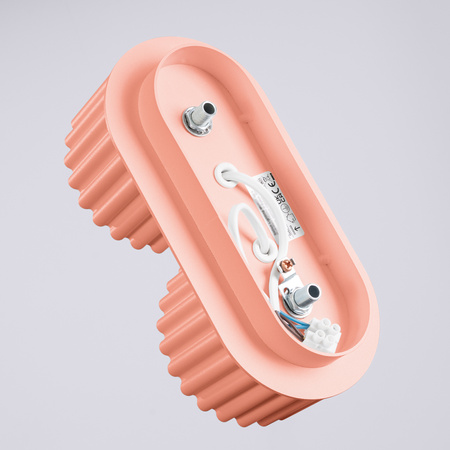 Anbauleuchte 2x GX53 Aluminium Pfirsich Aura Deep Space SL.1828 Sollux