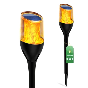 Solar-LED-Lampe mit Flammeneffekt, Solar Gartenleuchte IGNIS LUMILED