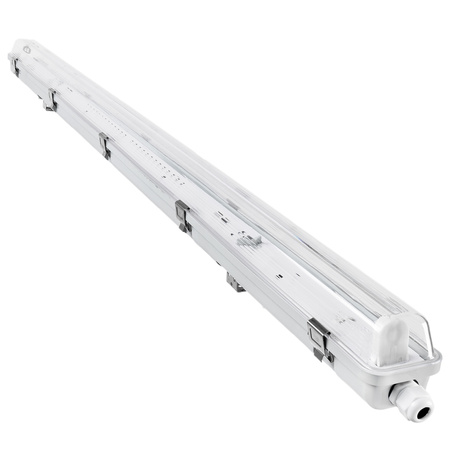 Hermetische Feuchtraumleuchte LED 2x T8, G13 Leuchte IP65 120cm HERSO LUMILED