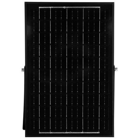 Solar LED Halogenstrahler 100W Gartenlampe 4000K IP65 PIR Bewegungsmelder + Fernbedienung FULGOR LUMILED