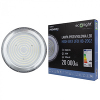 LED HIGHBAY 200W 20000lm 6500K Kalt IP65 PREMIUM Ecolight Pendelleuchte
