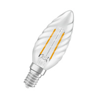 LED-Lampe B35 E14 Kerze 1.8W = 25W 250lm 2700K Warm 320° Glühfaden Dimmbar SUPERSTAR Osram