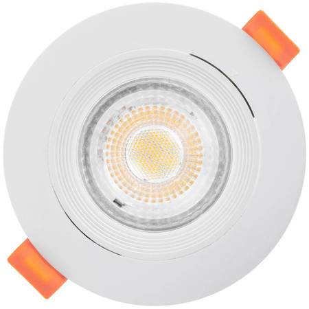 Einbaustrahler GU10, MR16 Einbauspot HALOGEN Runde beweglich Weiß VENTUS LUMILED