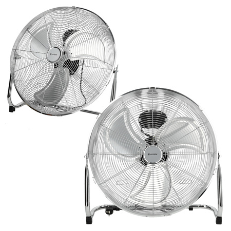 Bodenluftzirkulator FAN 60cm 100W Silber VIENTO KOBI