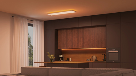 LED-Panel Deckenanbauleuchte 120x30 cm 67W 4800lm IP20 Weiß und Farbe Ambiance RGB + TW Weiß Smart SMART Zigbee Bluetooth Datura Philips HUE