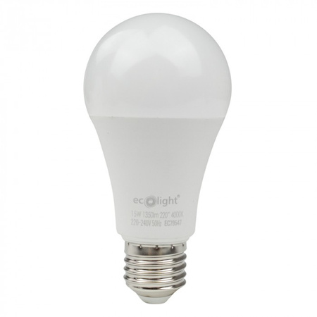 LED-Lampe A60 E27 15W 1350lm 4000K Neutral Ecolight