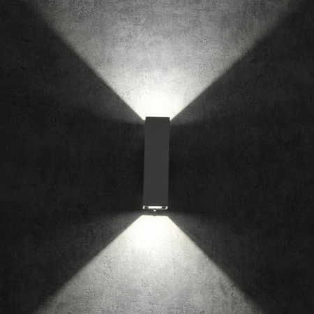 LED Elevation Wandleuchte Weiß Oben/Unten 2x2,5W 4000K Neutral ORLEAN GOLDLUX (Polux)