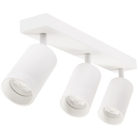 QUALIS SPOT Deckenleuchte Reflektor Halogenleuchte 3xGU10Weiß