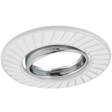 Fobos 7805 GOLDLUX (Polux) Metall-Deckeneinbauleuchte rund weiß + MR16-Fassung