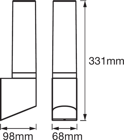 Wandleuchte 7W Endura Style FLARE Taschenlampe LEDVANCE