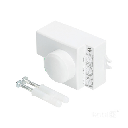 MIKROWELLEN-BEWEGUNGS- UND DÄMMERUNGSSENSOR LX701 360ST KOBI